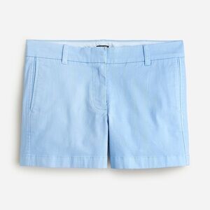 J. CREW 4” STRETCH CHINO SHORTS. Placid Sky Blue SIZE 14